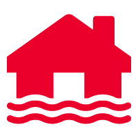 [DECORATION] flooded house icon