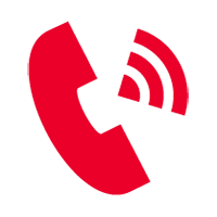 [icon] Red phone ringing