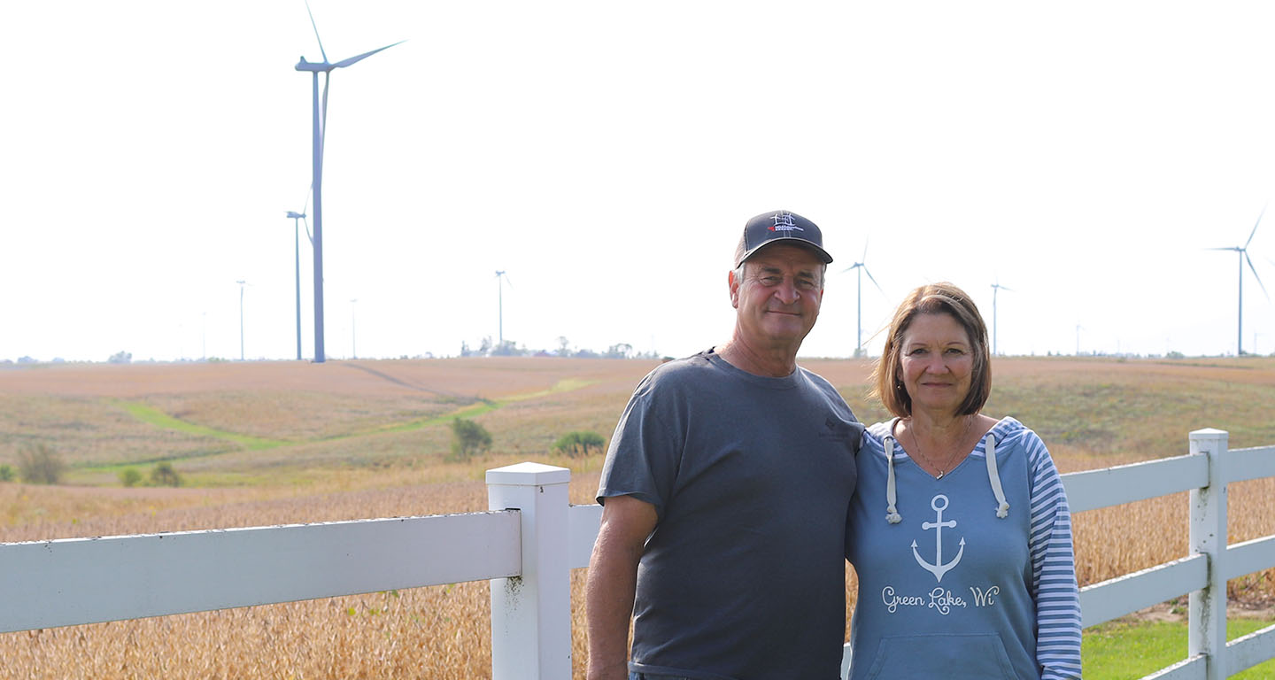 Iowa landowners that host MidAmerican wind turbines